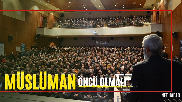 Müslüman öncü olmalı