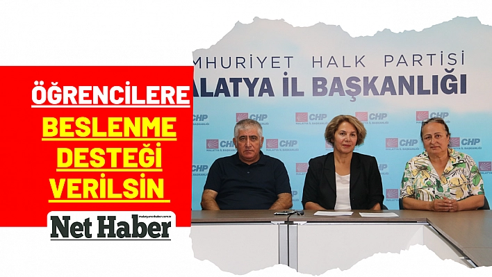 Öğrencilere beslenme desteği verilsin