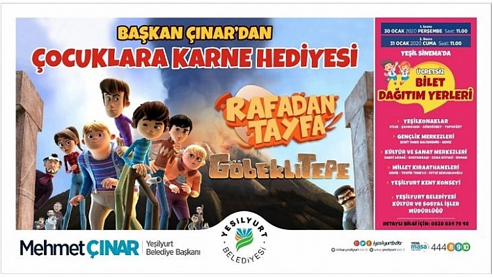 Öğrencilere karne hediyesi