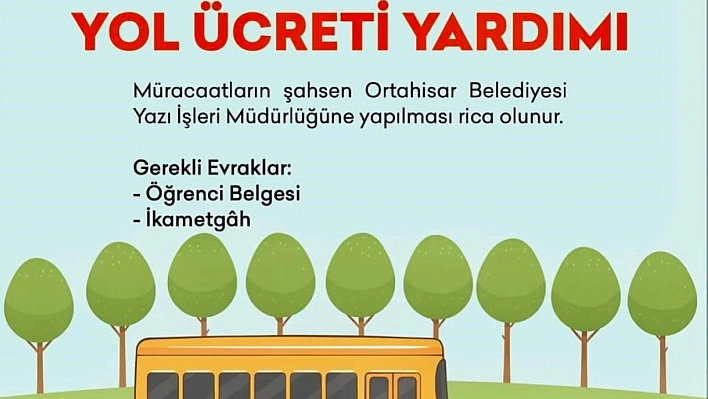 Öğrencilere Ulaşım Desteği