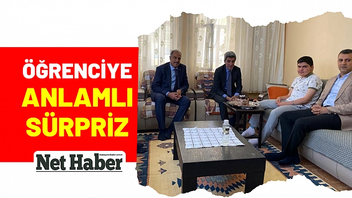 Öğrenciye anlamlı sürpriz