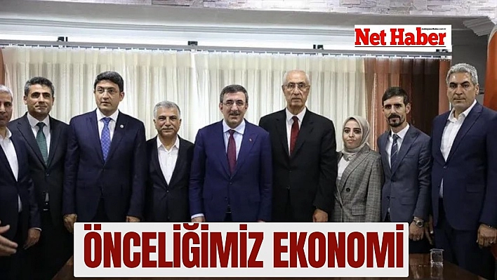 Önceliğimiz ekonomi