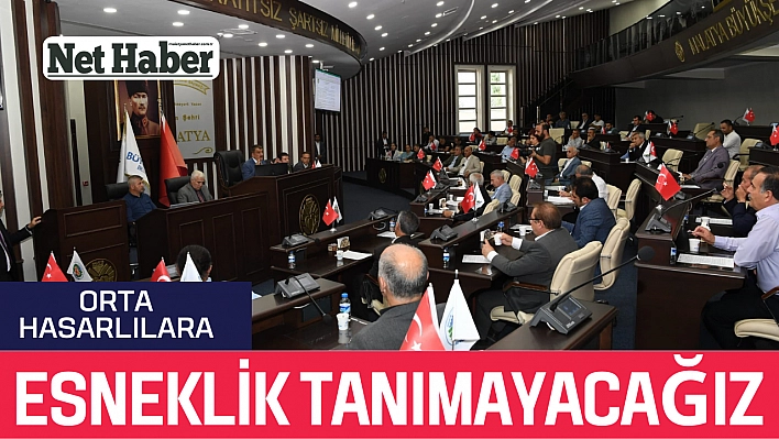 Orta hasarlılara esneklik tanımayacağız