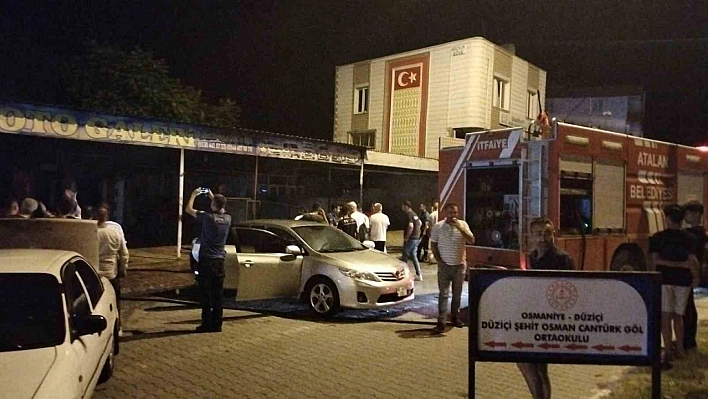 Osmaniye'de korkutan yangın