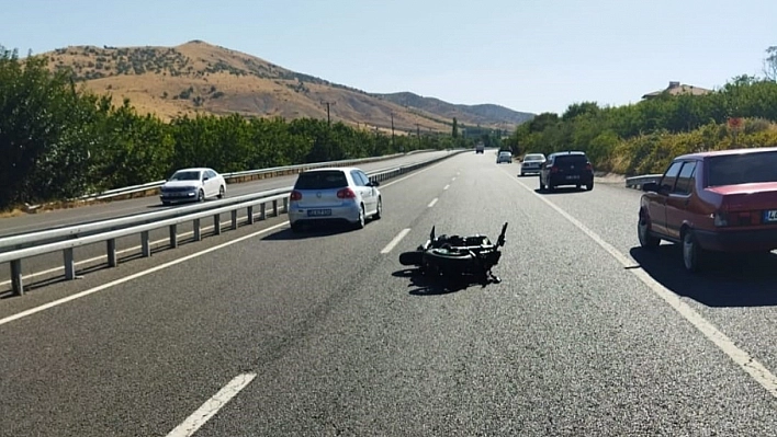 Motosiklet sürücüsü hayatını kaybetti