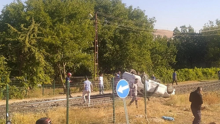 Otomobil takla attı: 1 yaralı