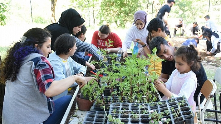 Özel çocuklara bahçe terapisi