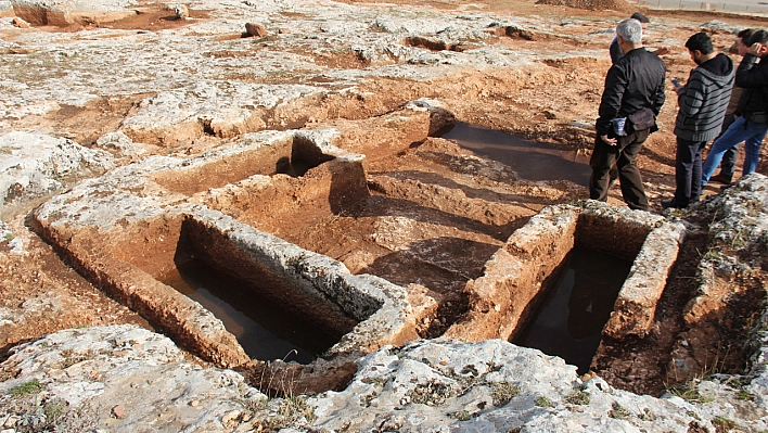 Perre'de 1800 yıllık boğa başı bulundu