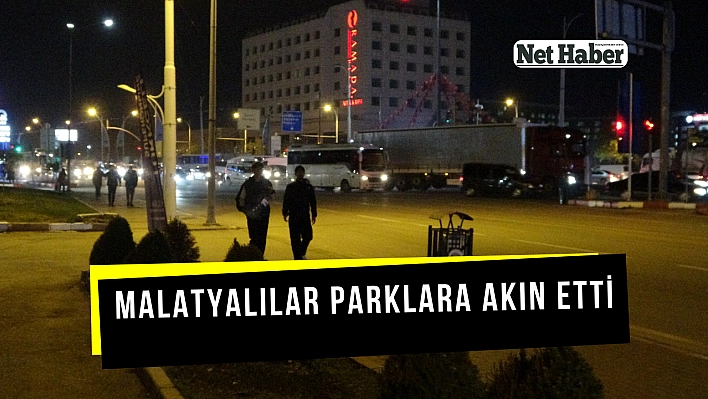 Malatyalılar parklara akın etti