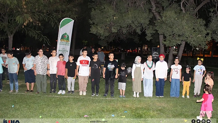 Malatya'da Peygamber Sevdalıları park buluşmaları sona erdi