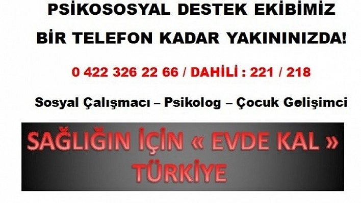 Bir telefon kadar yakınız