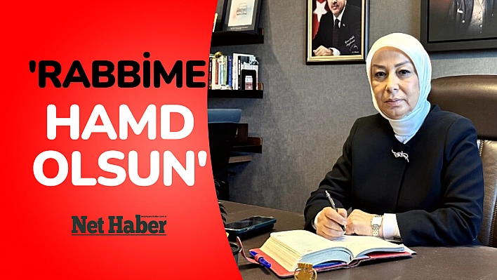 'Rabbime hamd olsun'