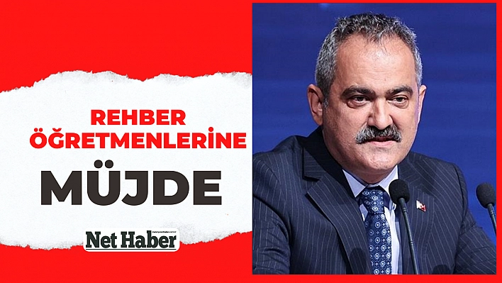 Rehber öğretmenlerine müjde 