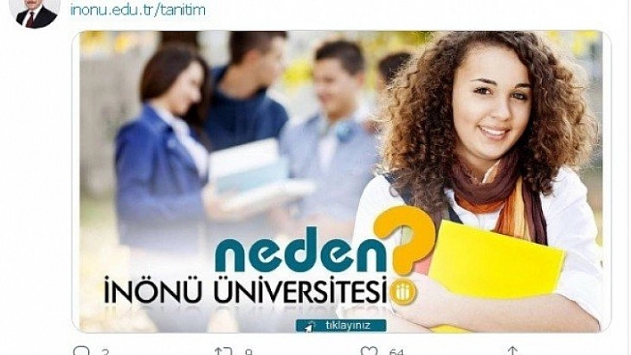 İnönü Üniversitesi'ni tercih önerisi