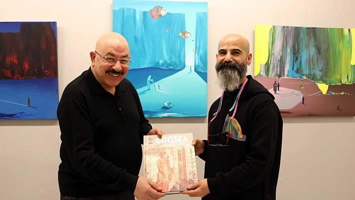 Ressam Bayar Sanko Sanat Galerisi'nde sergi açtı