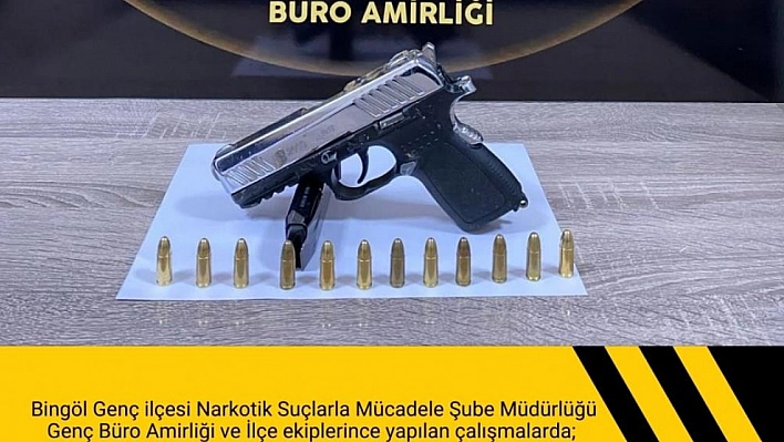 Ruhsatsız silah ele geçirildi