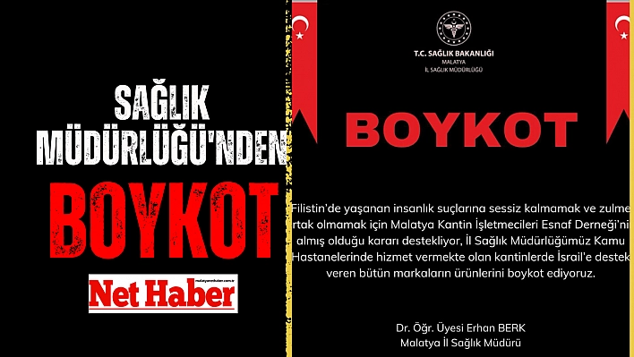 Sağlık Müdürlüğü'nden boykot 