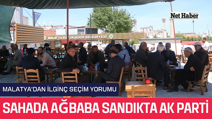 Sahada Ağbaba sandıkta Ak Parti