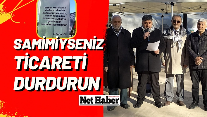 Samimiyseniz ticareti durdurun