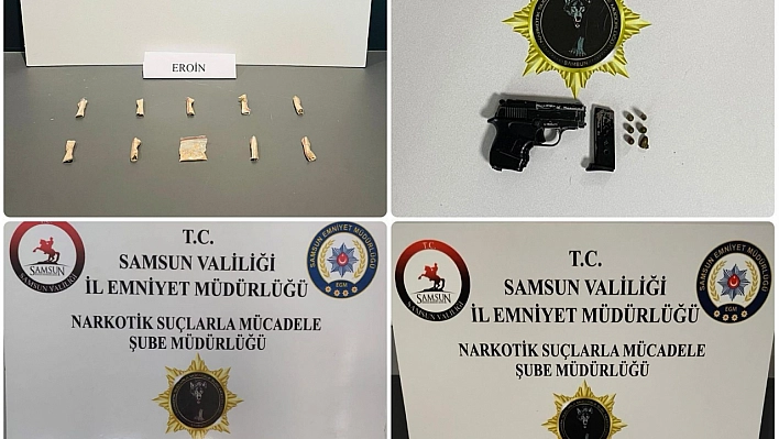 Samsun'da Uyuşturucu Operasyonu: 10 Kişi Yakalandı