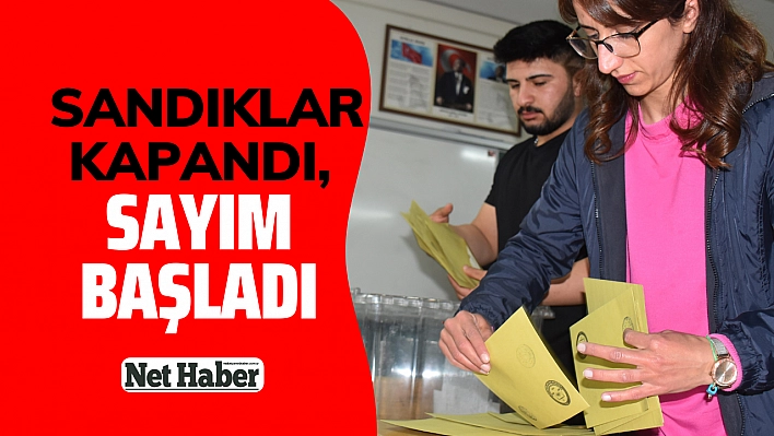 Sandıklar kapandı, sayım başladı