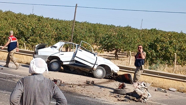 Şanlıurfa'da feci kaza  1 ölü.