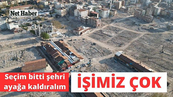 Seçim bitti şehri ayağa kaldıralım