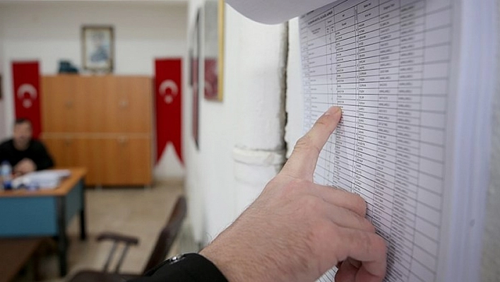 Seçmen listesi o tarihte  askıya çıkacak