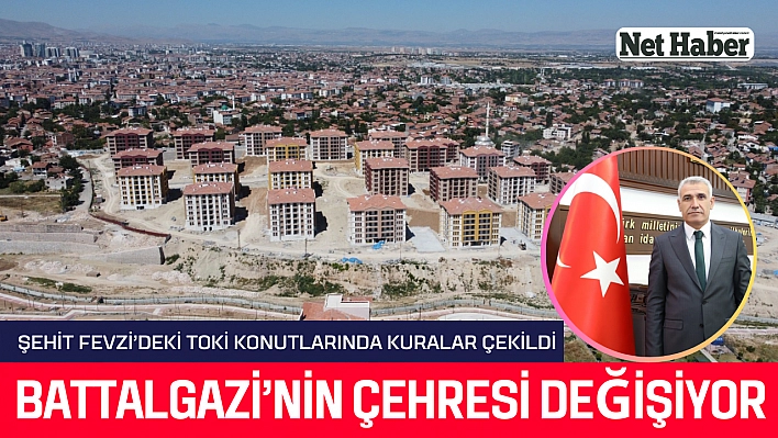 Şehit Fevzi'deki TOKİ konutlarında kuralar çekildi