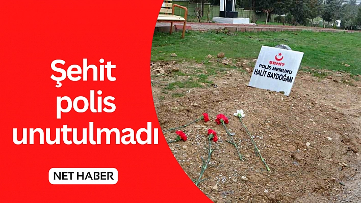 Şehit polis unutulmadı