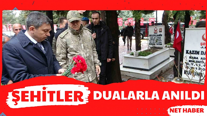 Şehitler dualarla anıldı