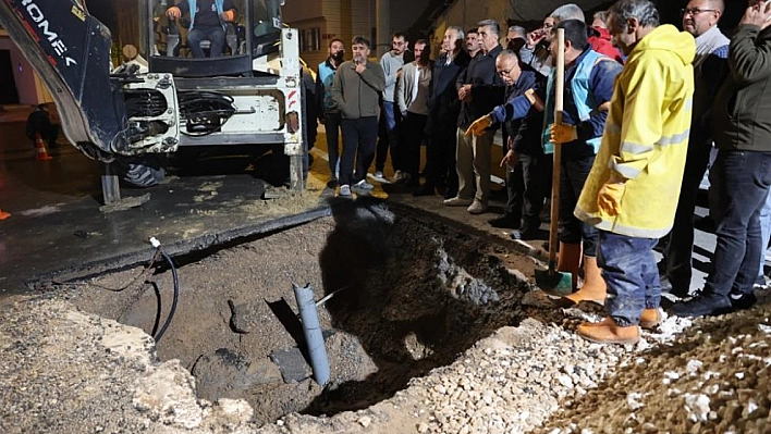 Şehrin büyük kısmı susuz kaldı!
