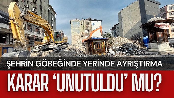 Şehrin göbeğinde yerinde ayrıştırma! Yasak kararı unutuldu mu?