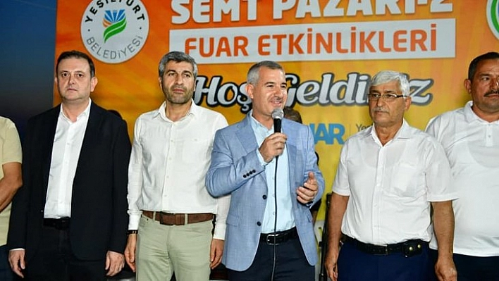 Semt pazarı hizmette