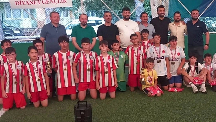 Simav'da Yaz Kur'an Kursları arası futbol turnuvası