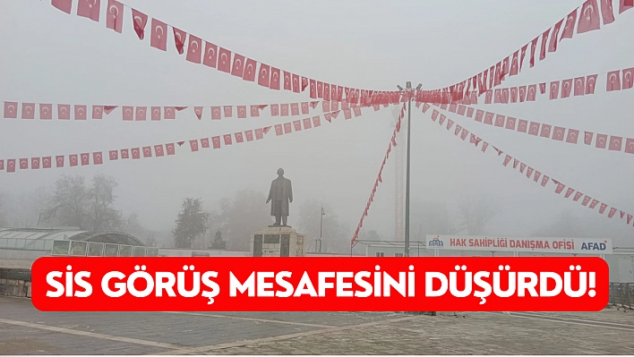 Sis görüş mesafesini düşürdü!