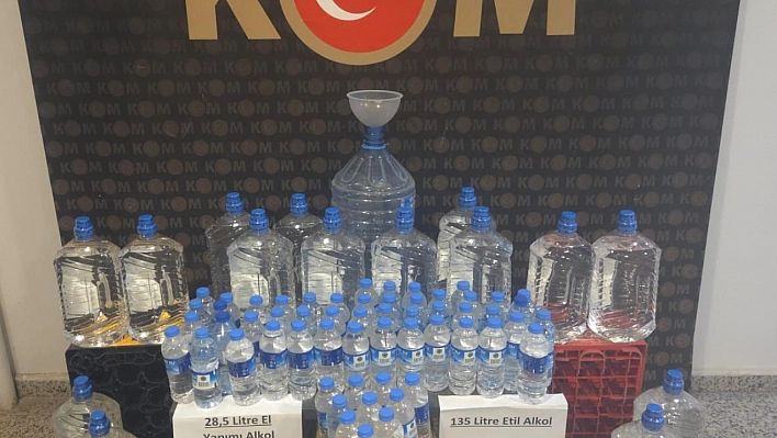 Sivas'ta alkol operasyonu