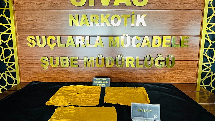 Sivas'ta uyuşturucu operasyonunda 3 tutuklama