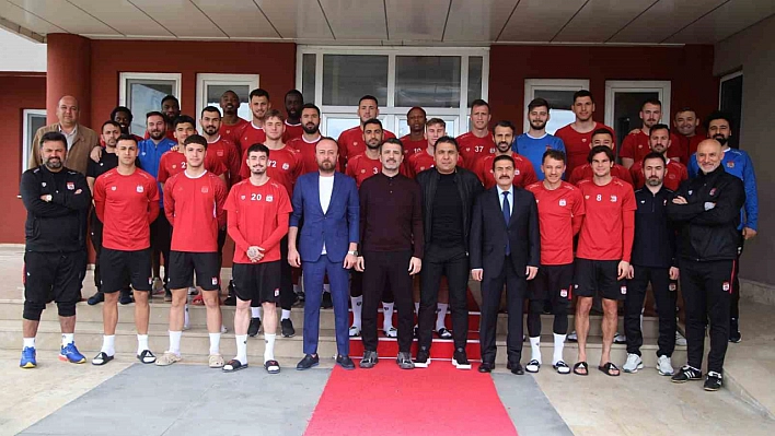 Sivasspor'da bayramlaşma töreni yapıldı