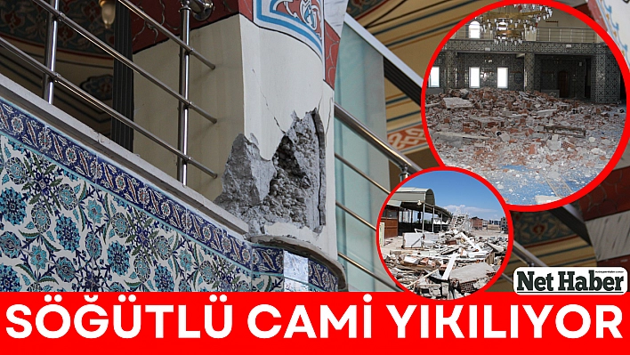 Söğütlü Cami yıkılıyor