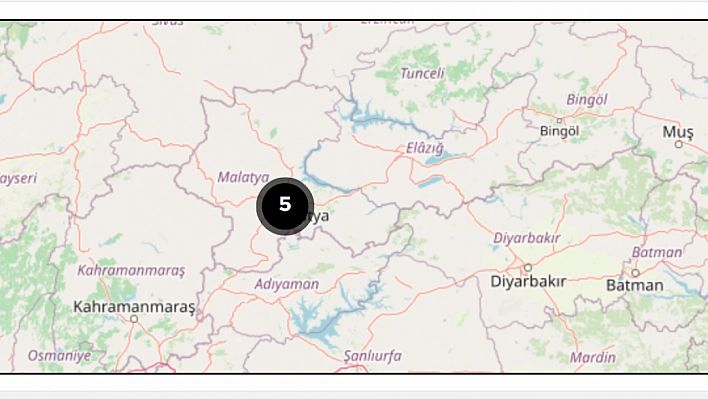 Son 24 Saatte Malatya'da Meydana Gelen Son Depremler...