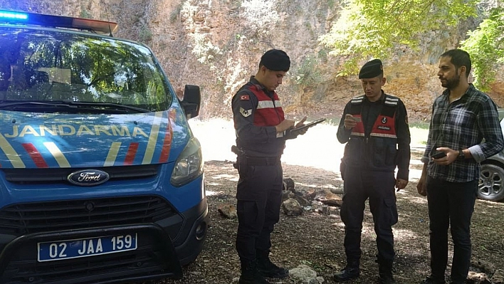 Sugözü Orman Parkı'nda denetim yapıldı