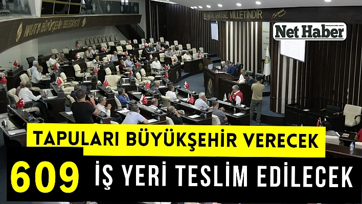 Tapuları Büyükşehir verecek