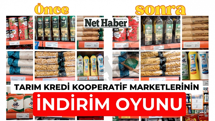 Tarım Kredi Kooperatif marketlerinin indirim oyunu