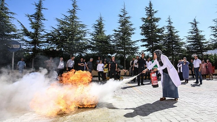 Tatbikat gerçeği aratmadı