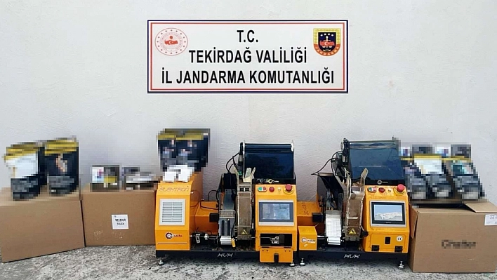 Jandarmadan tütün ve makaron operasyonu