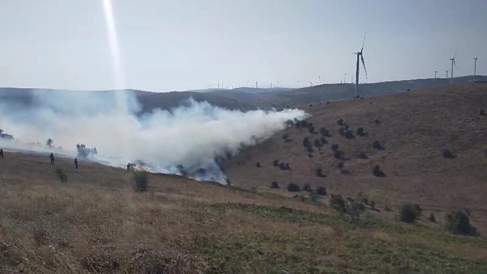 Tokat'ta örtü yangını kontrol altına alındı