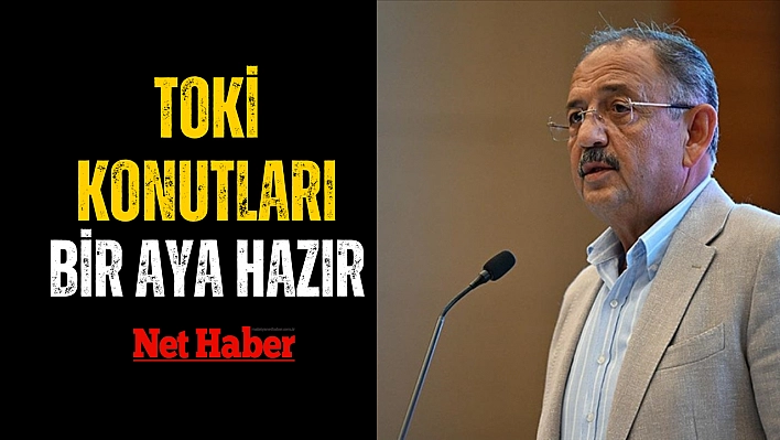 TOKİ konutları bir aya hazır