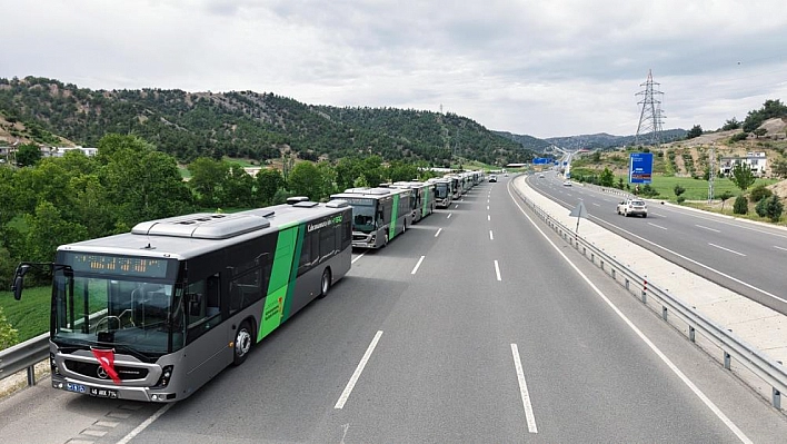 Toplu taşıma hibrit otobüslerle güçlendi