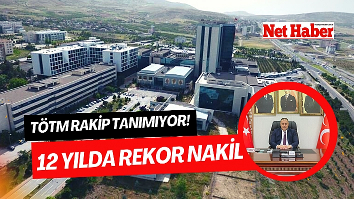 TÖTM rakip tanımıyor! 12 yılda rekor nakil 